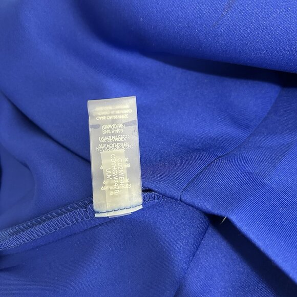 Calvin Klein Blue Midi Dress with Sleek Design - Picture 10 of 11